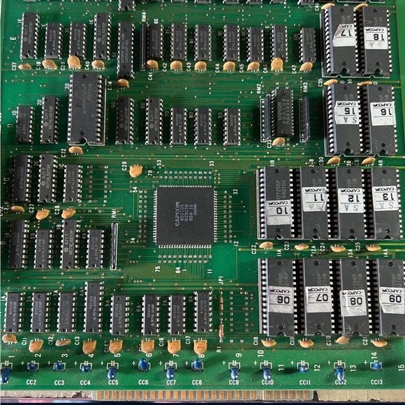 Hyperdyne Side Arms Capcom Romstar Arcade Game PCB Board - Picture 6 of 8